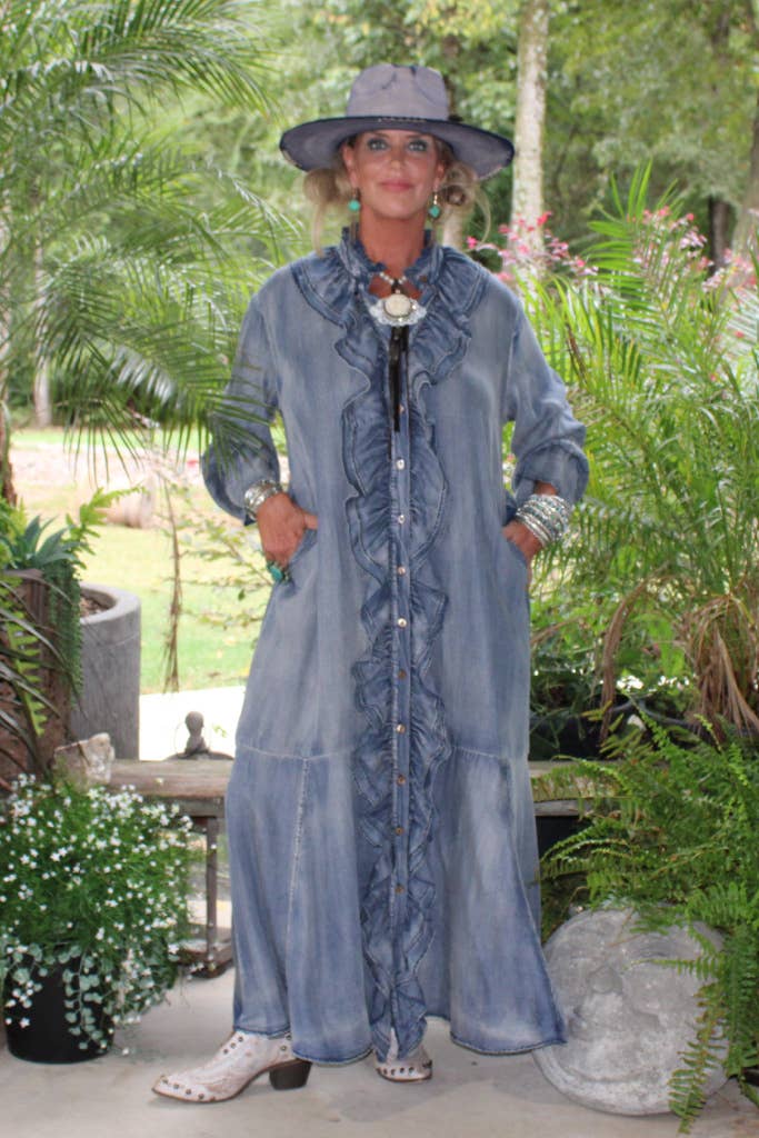 A Ruffle In Time Dress