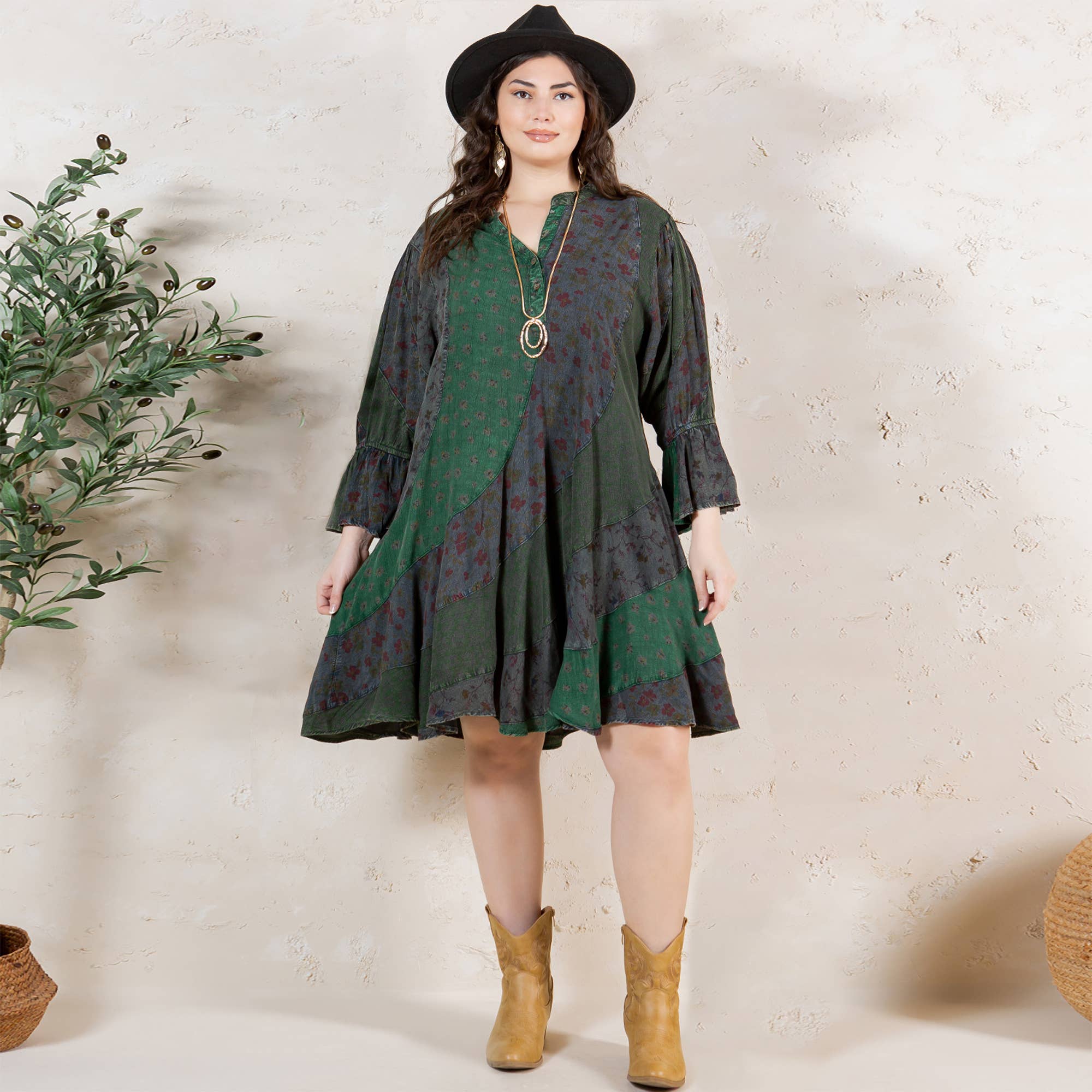 Tunic Dress ~ Saffron Skies