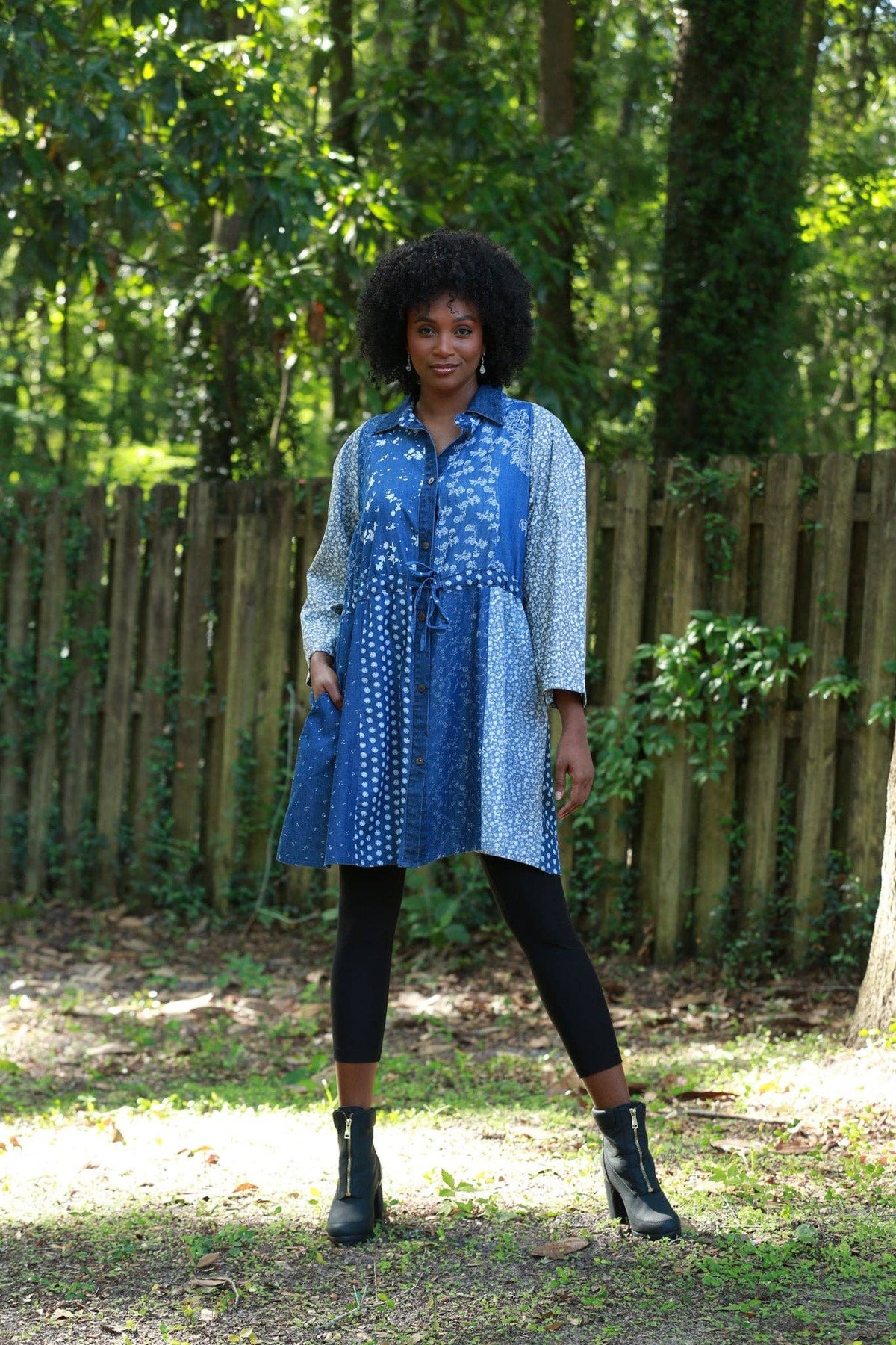 Bluebird Lane Patchwork Tunic