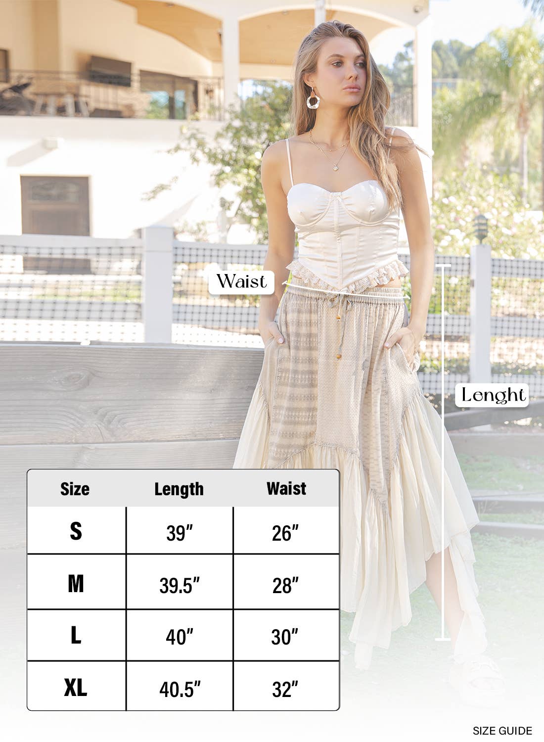 Maxi Skirt ~ Driftwood Dream