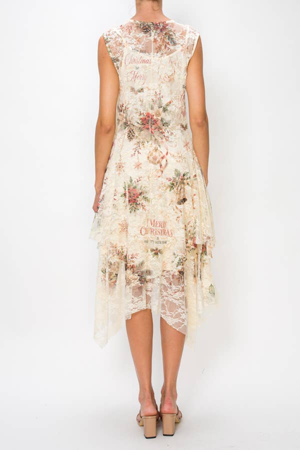 Joyful Noel Lace Dress