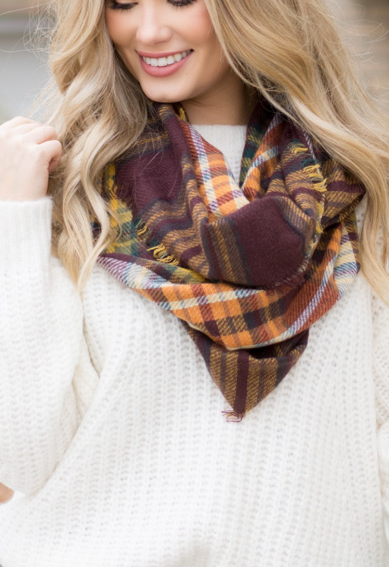 Blanket Scarf ~ Madeline Rose