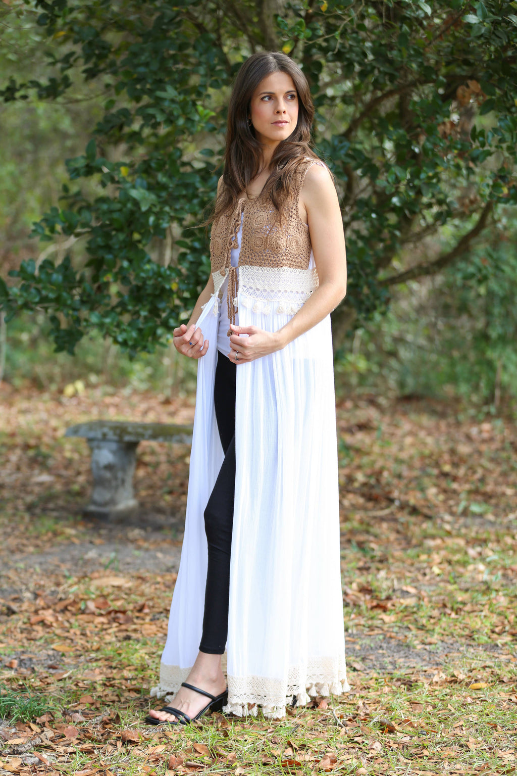 Poetry & Grace Crochet Duster