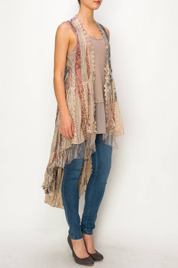 Vest ~ Evelynne Lace
