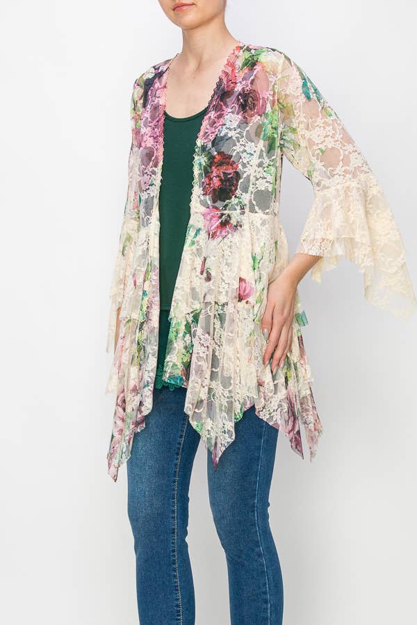 Cardigan ~ Ruffled Reverie