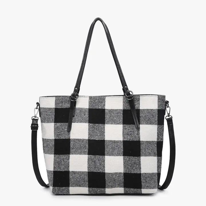 Tote ~ Cozy Checks