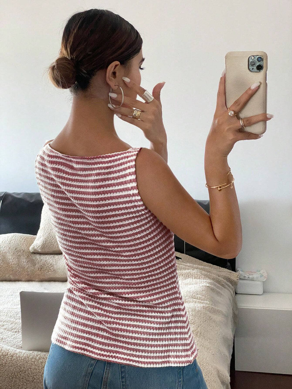 Tank ~ Coastal Stripe