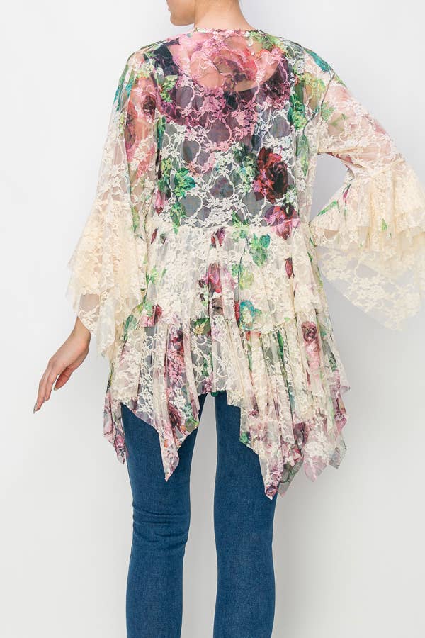 Cardigan ~ Ruffled Reverie