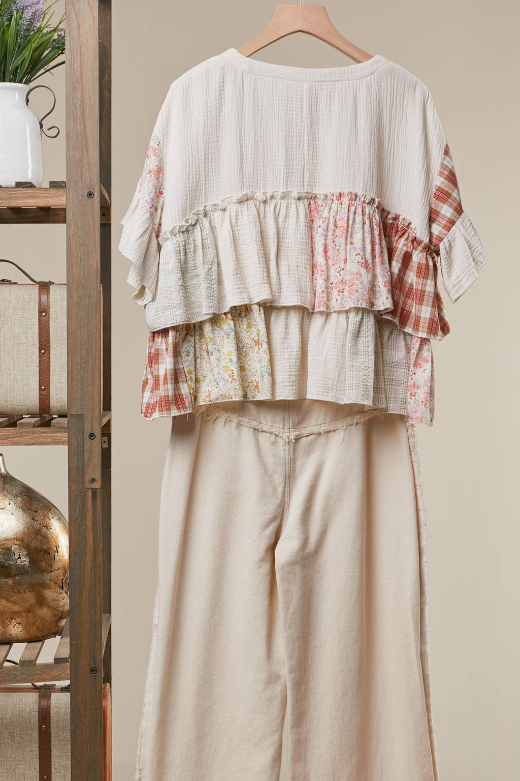 Top ~ Vintage Ruffle