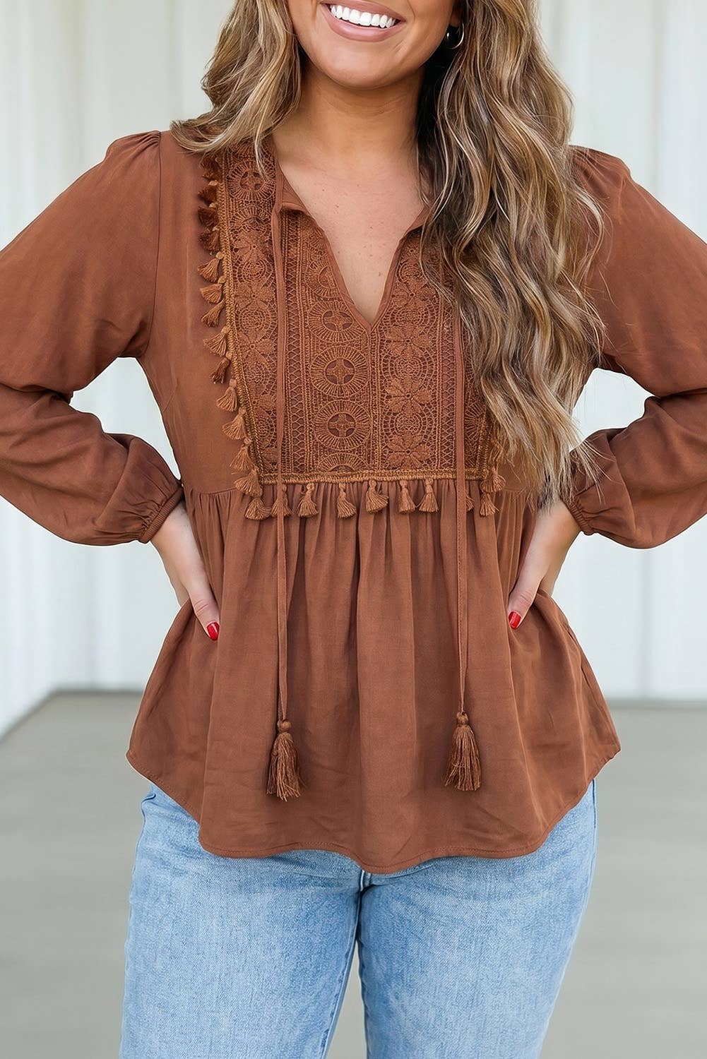 Sparrow Song Tassel Top