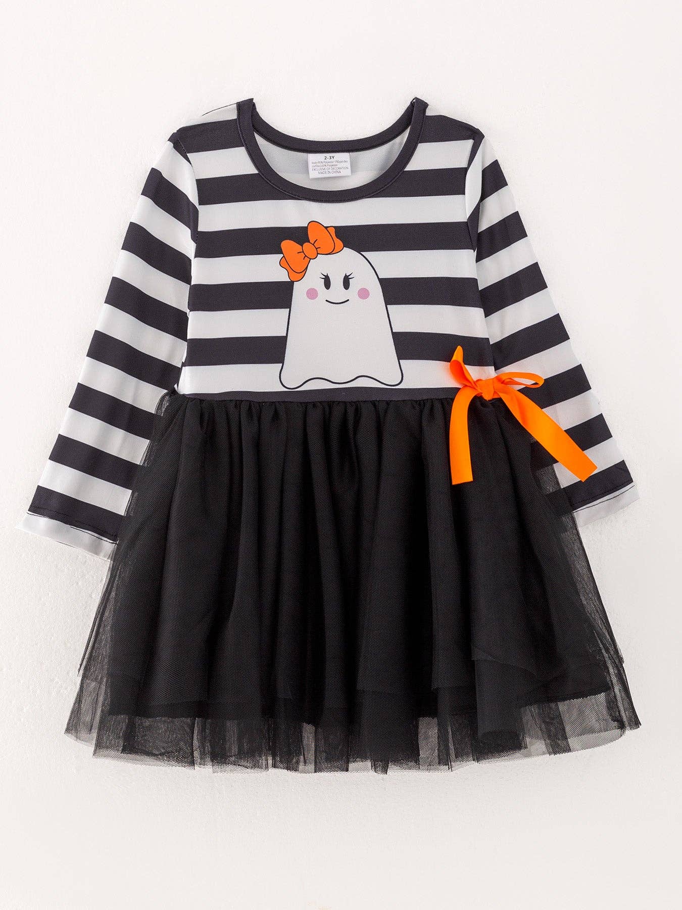 Spooky Stripe Twirl Dress