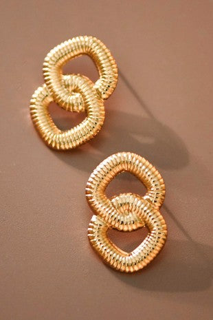 Golden Luxe Post Earrings
