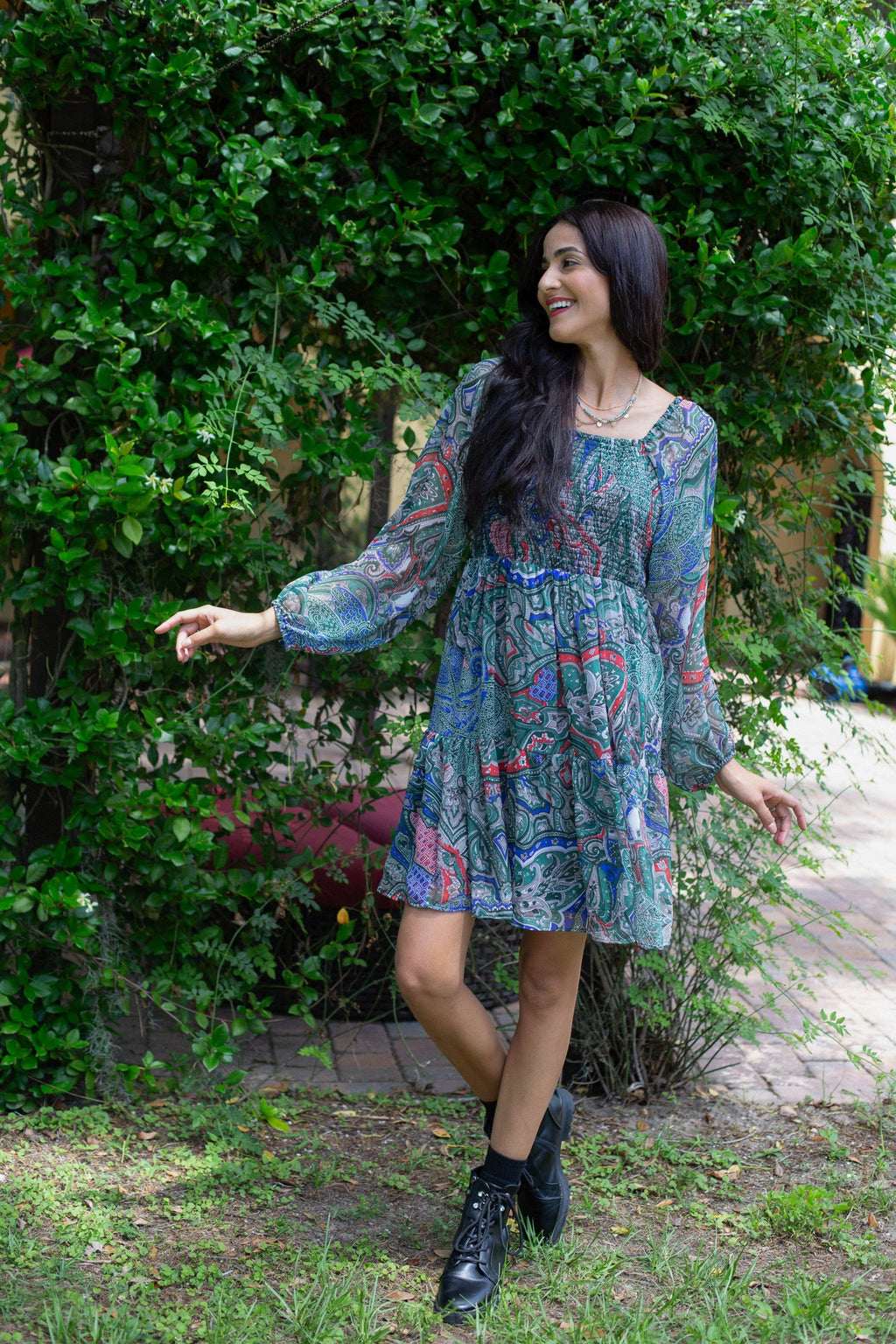 Emerald Daydream Paisley Tunic