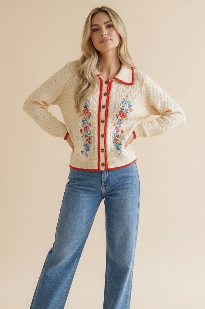 Cardigan ~ Meadow Stitch