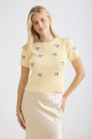 Sweater ~ Lemon Blossom