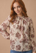 Rosewood Romance Floral Blouse