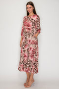 Dress ~ Blushing Leopard
