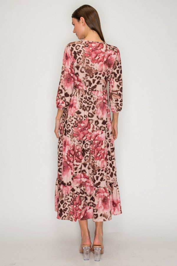Dress ~ Blushing Leopard