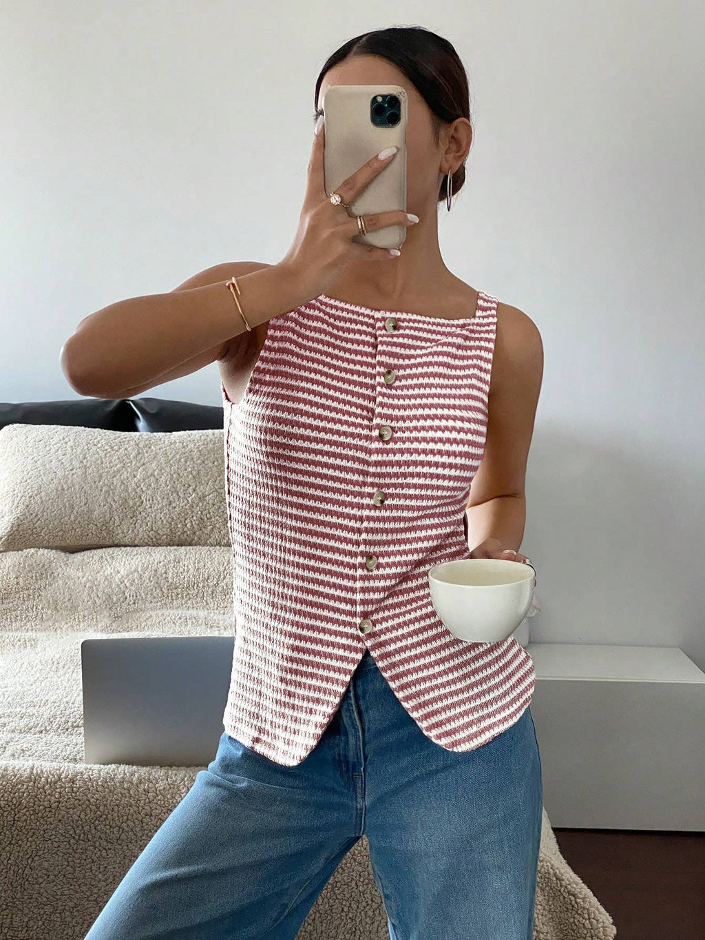 Tank ~ Coastal Stripe