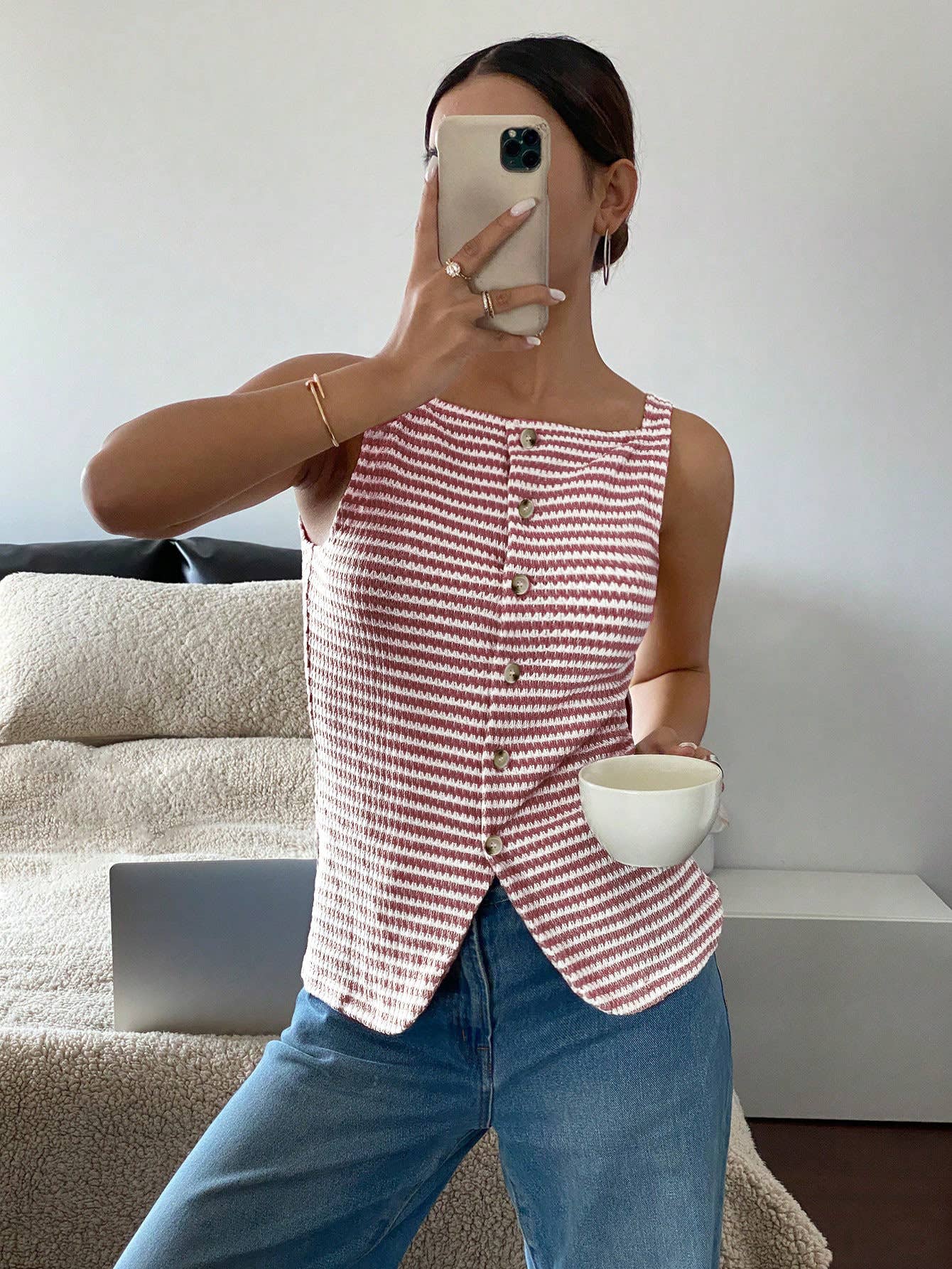 Tank ~ Coastal Stripe