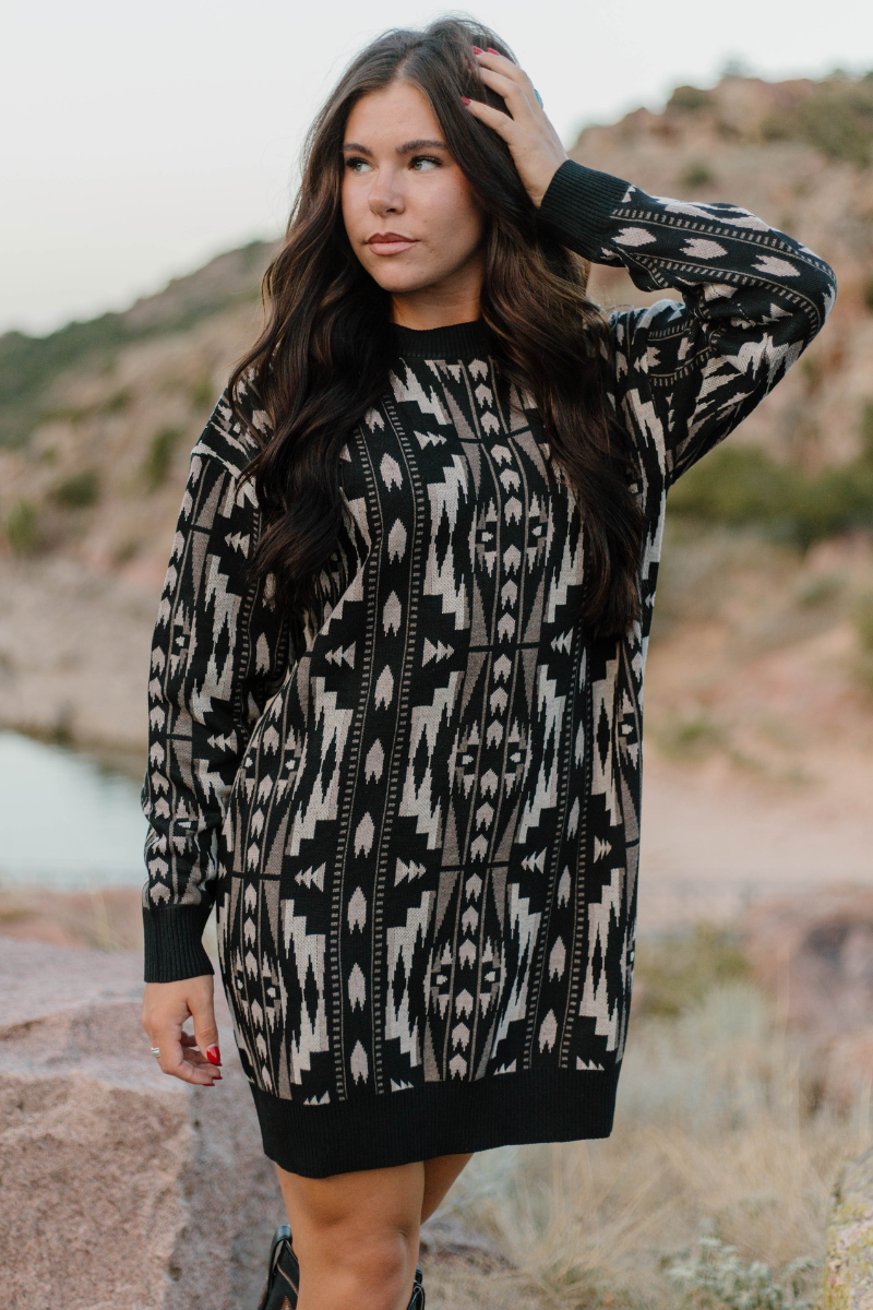 Montana Aztec Sweater Tunic