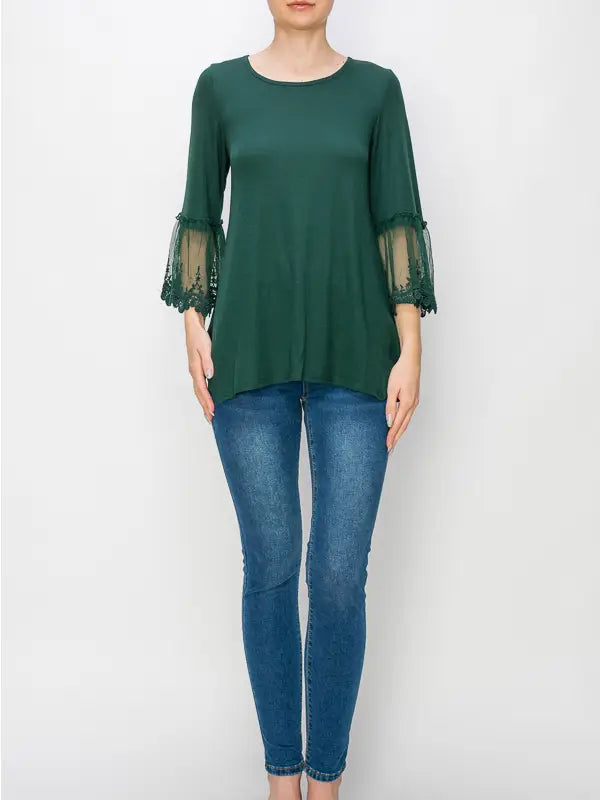 Top ~ Lace Elegance