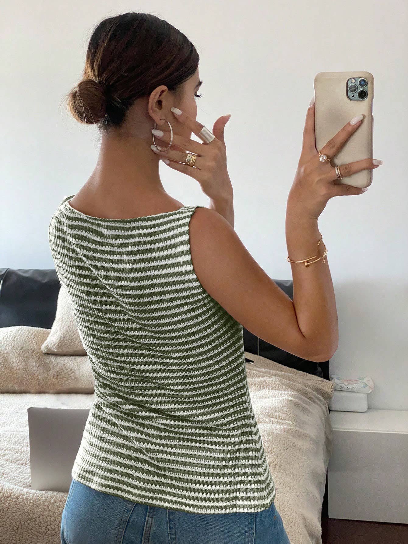 Tank ~ Coastal Stripe