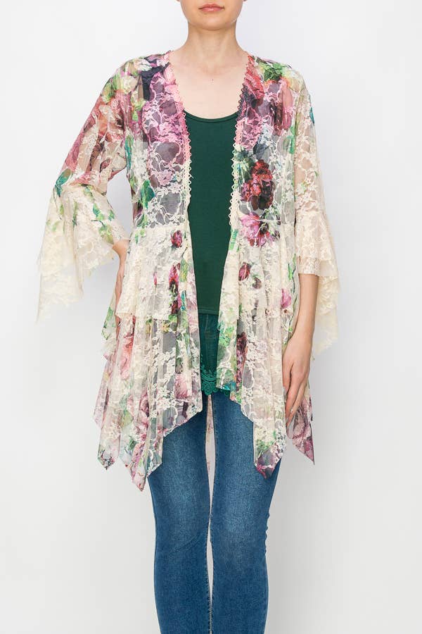 Cardigan ~ Ruffled Reverie