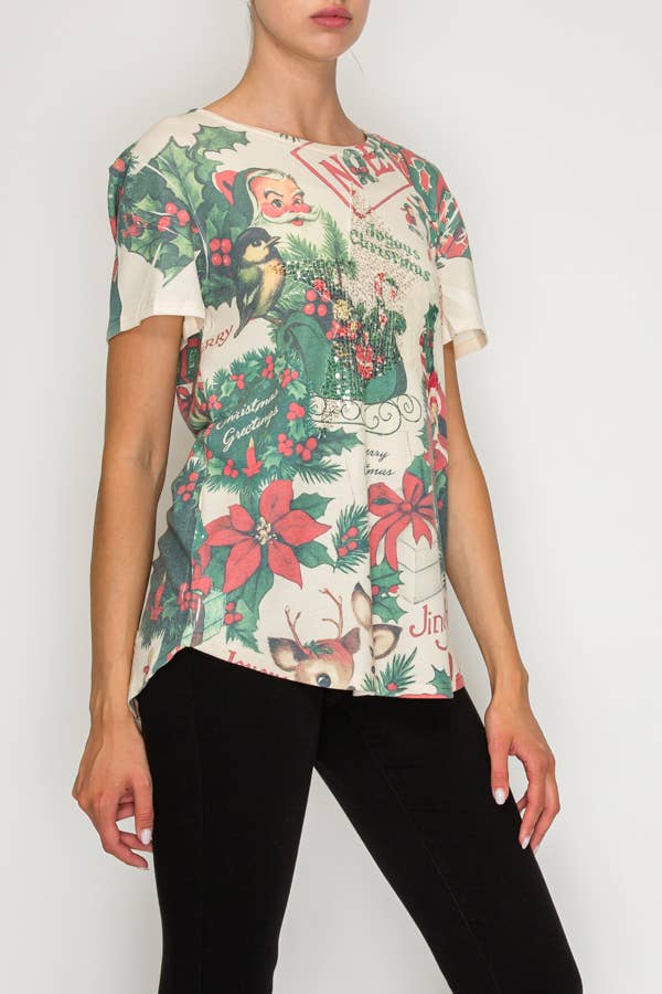 Graphic Tee ~ Holly Jolly