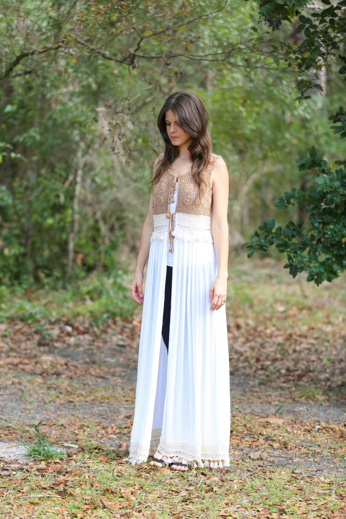 Poetry & Grace Crochet Duster