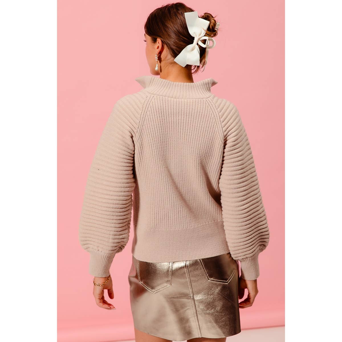 Rustic Charm Quarter Zip Pullover