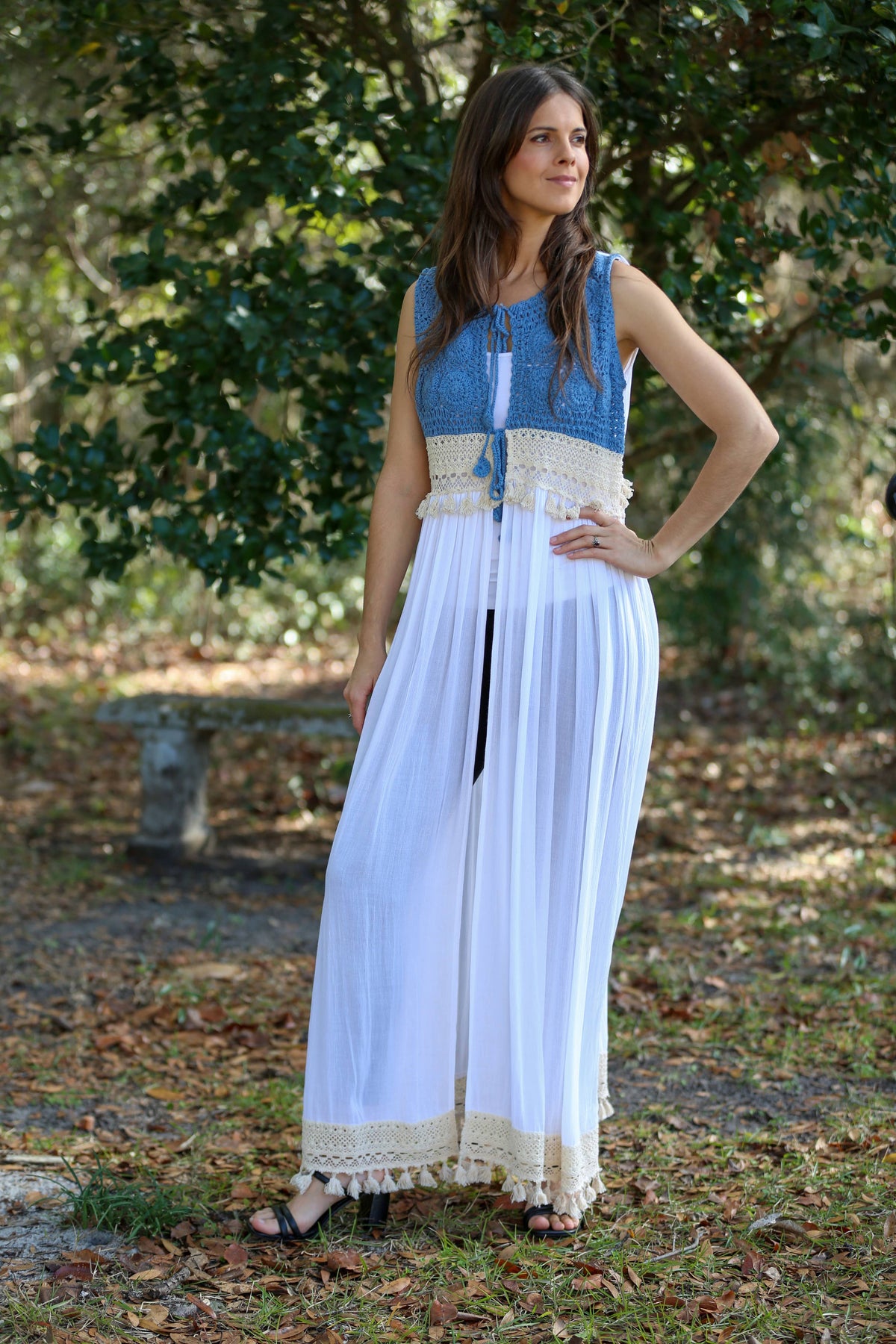 Autumn Skies Crochet Duster