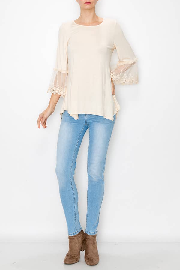 Top ~ Lace Elegance