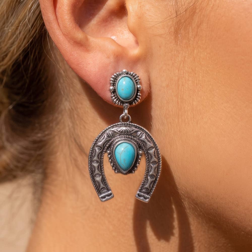 Earrings ~ Turquoise Naja