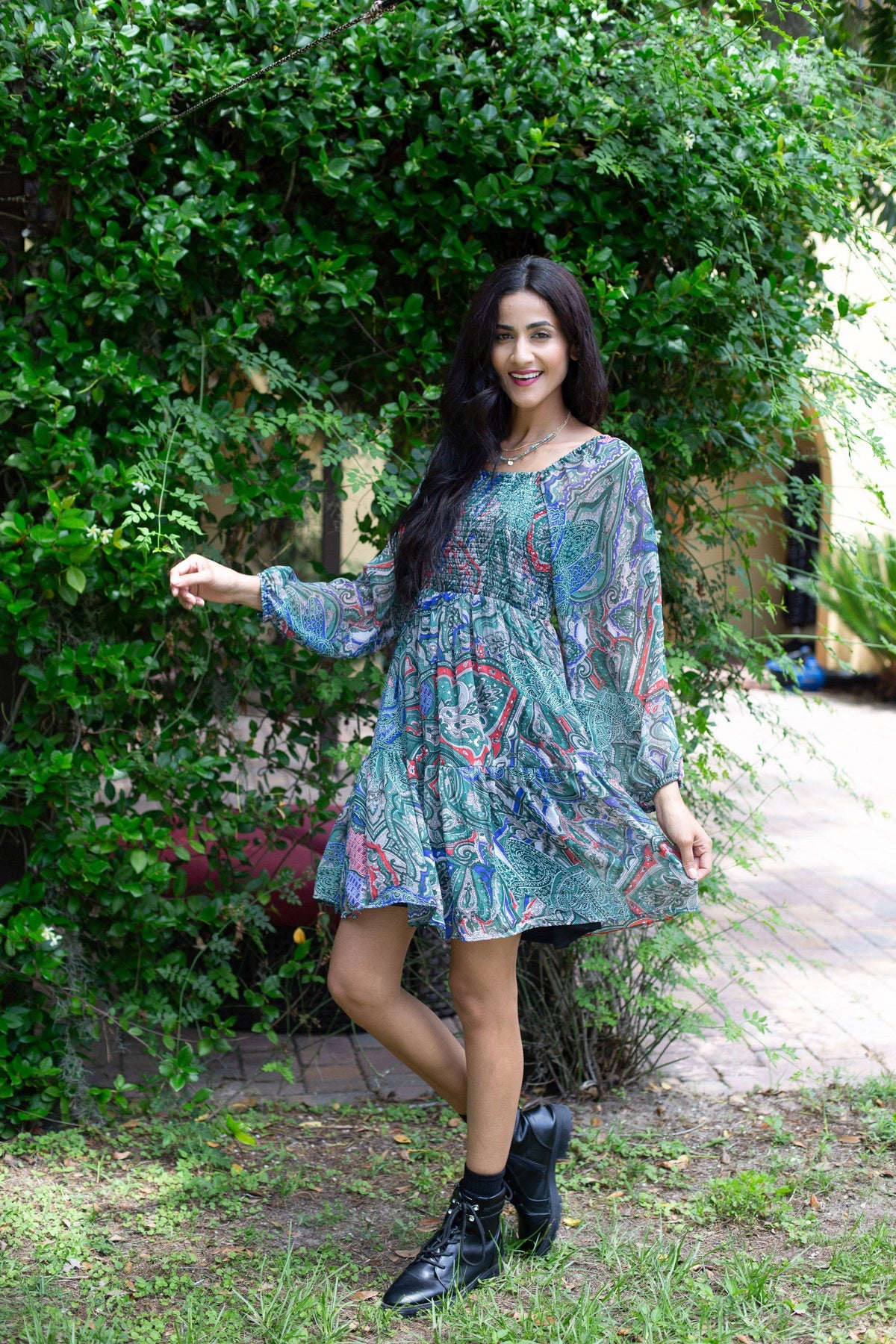 Emerald Daydream Paisley Tunic