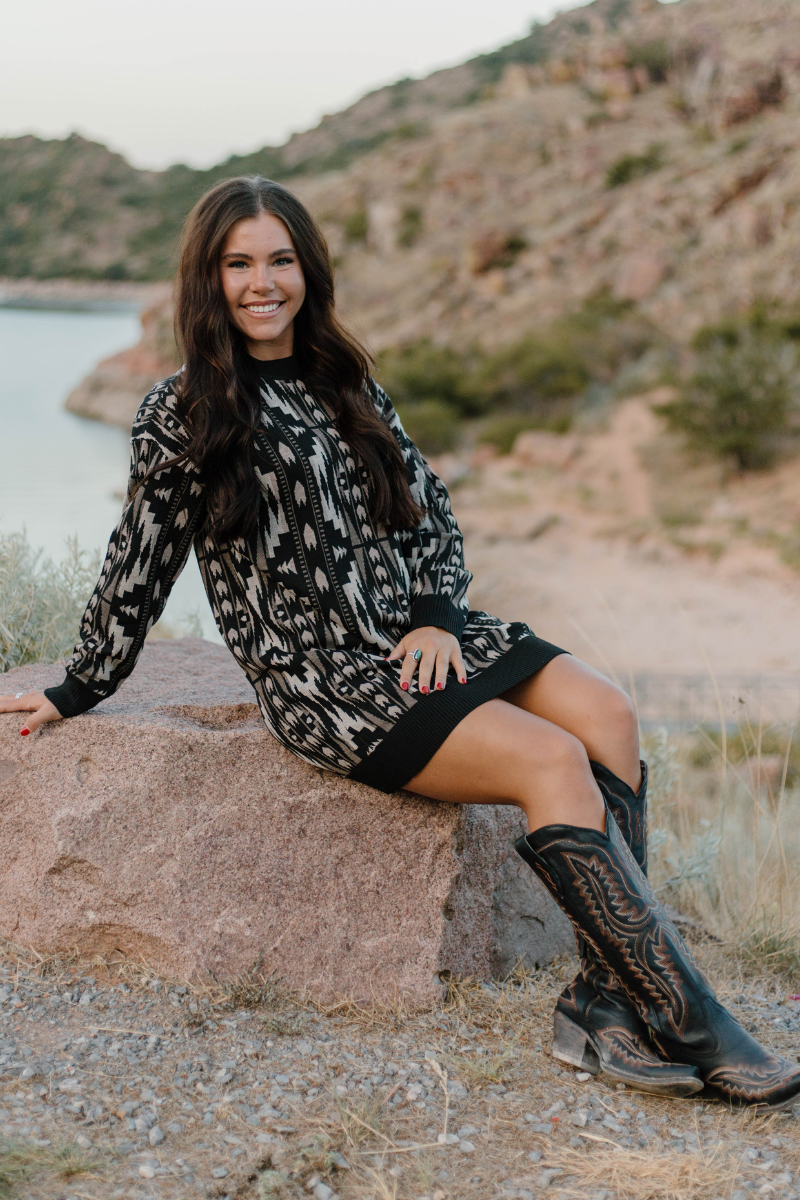 Montana Aztec Sweater Tunic