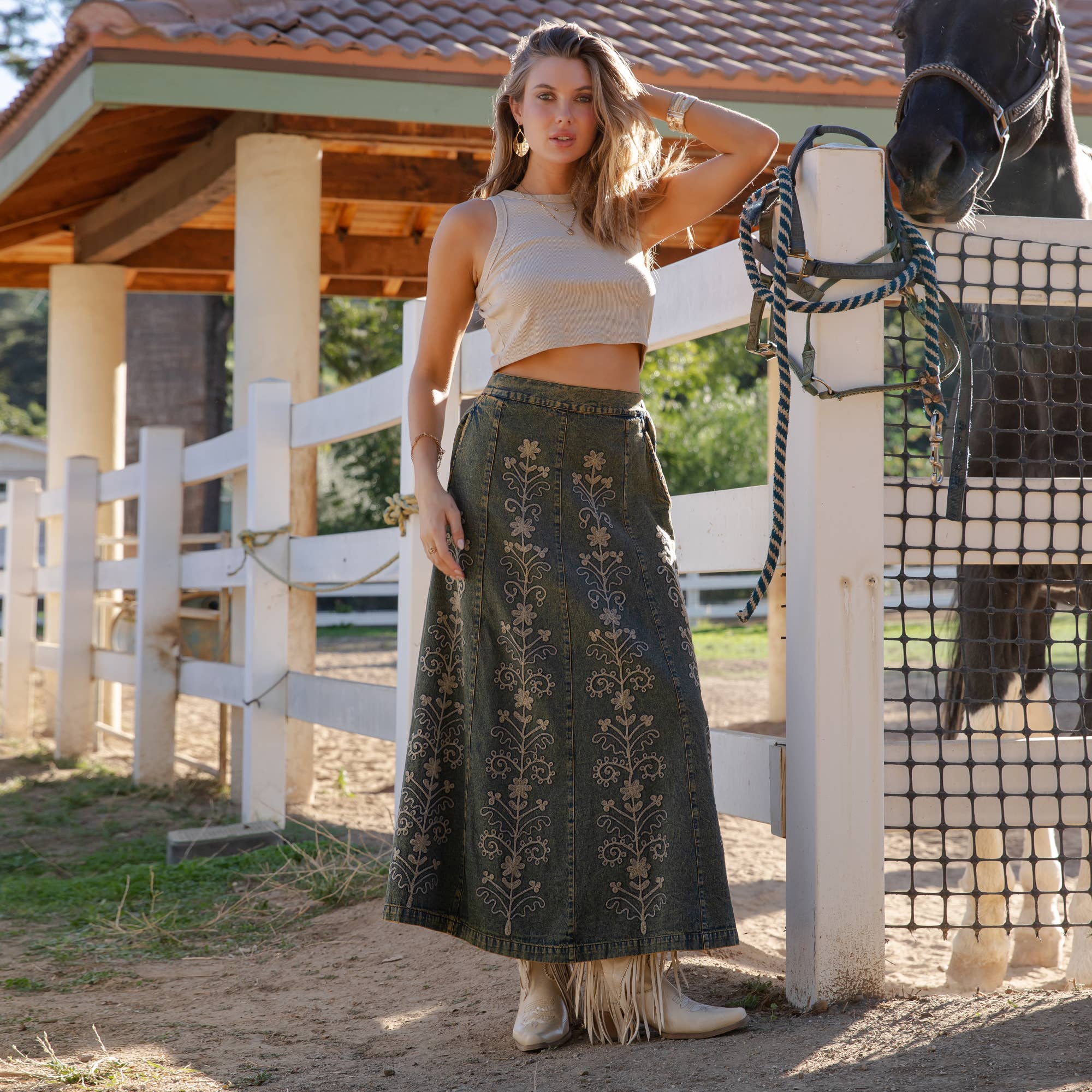 Skirt ~ Marigold Meadow