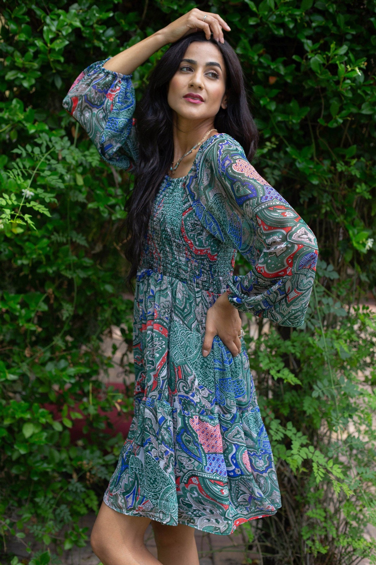Emerald Daydream Paisley Tunic