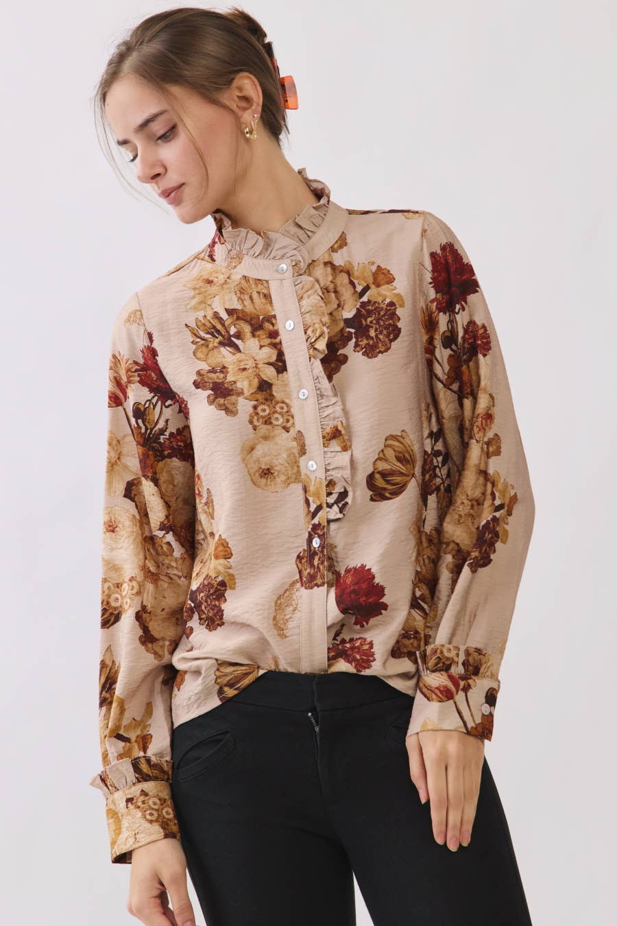 Top ~ Mocha Blossom