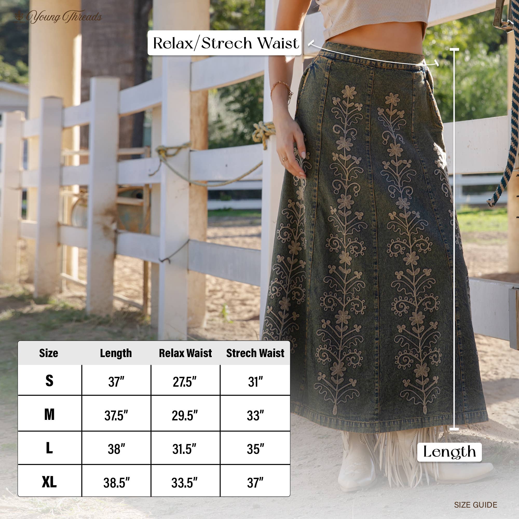 Skirt ~ Marigold Meadow