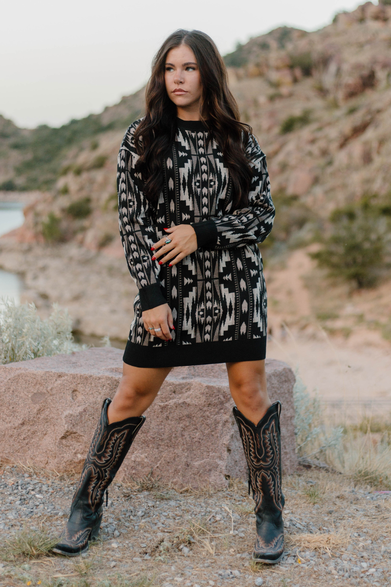 Montana Aztec Sweater Tunic