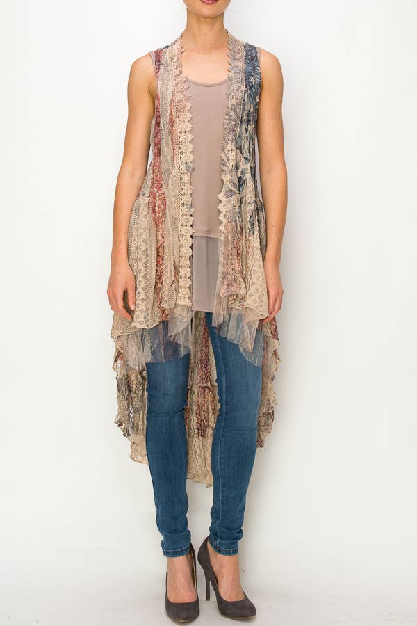 Vest ~ Evelynne Lace