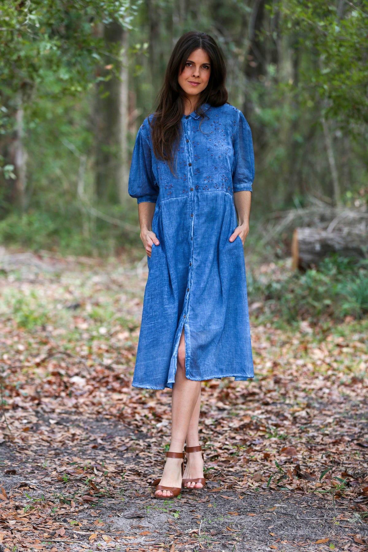 Graceful Moments Belted Midi Dress