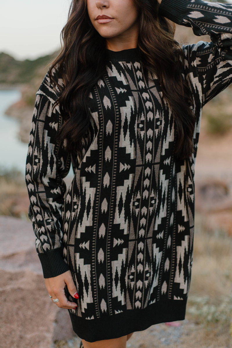 Montana Aztec Sweater Tunic