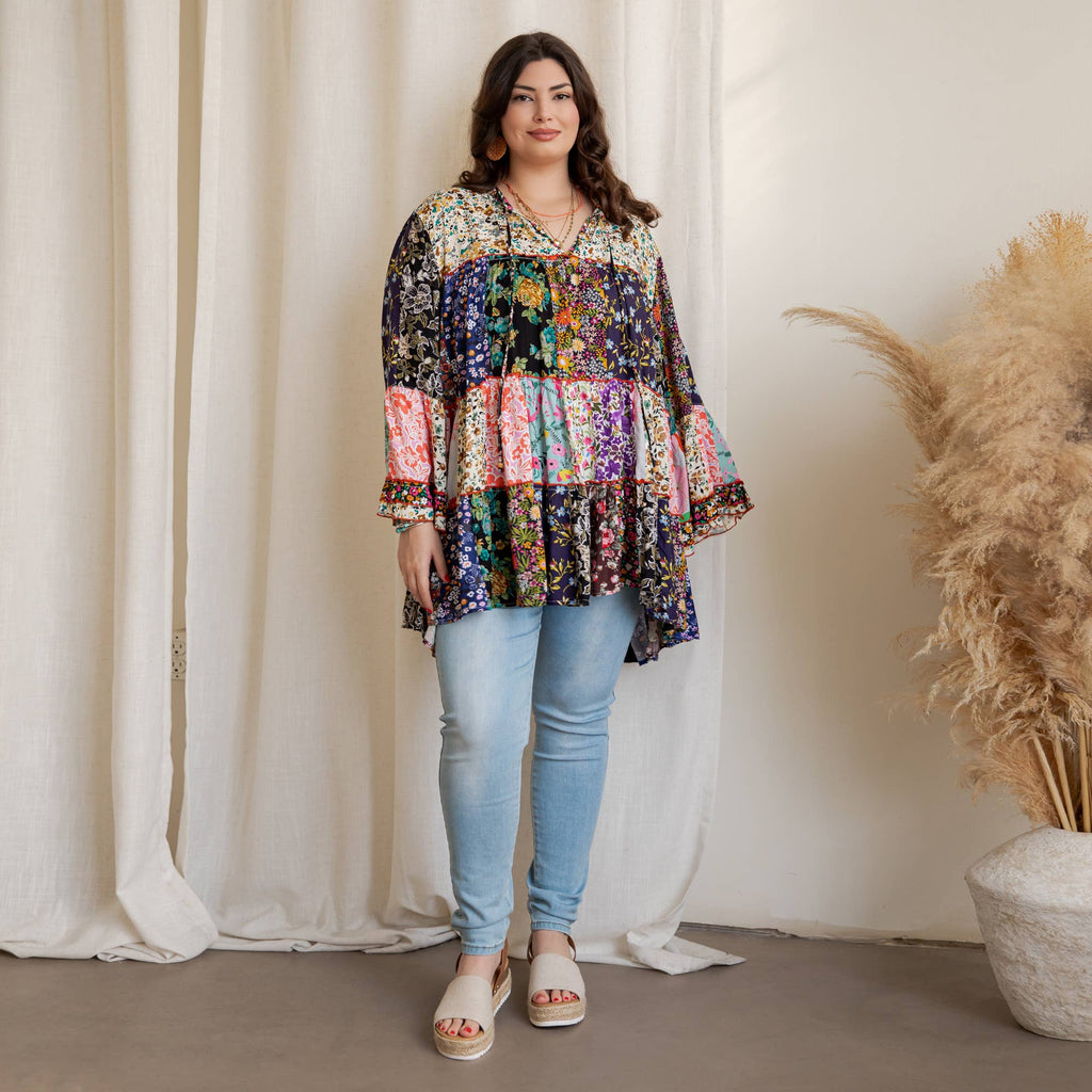 Tunic ~ Paisley Rose