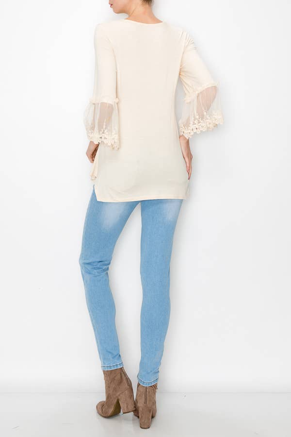 Top ~ Lace Elegance