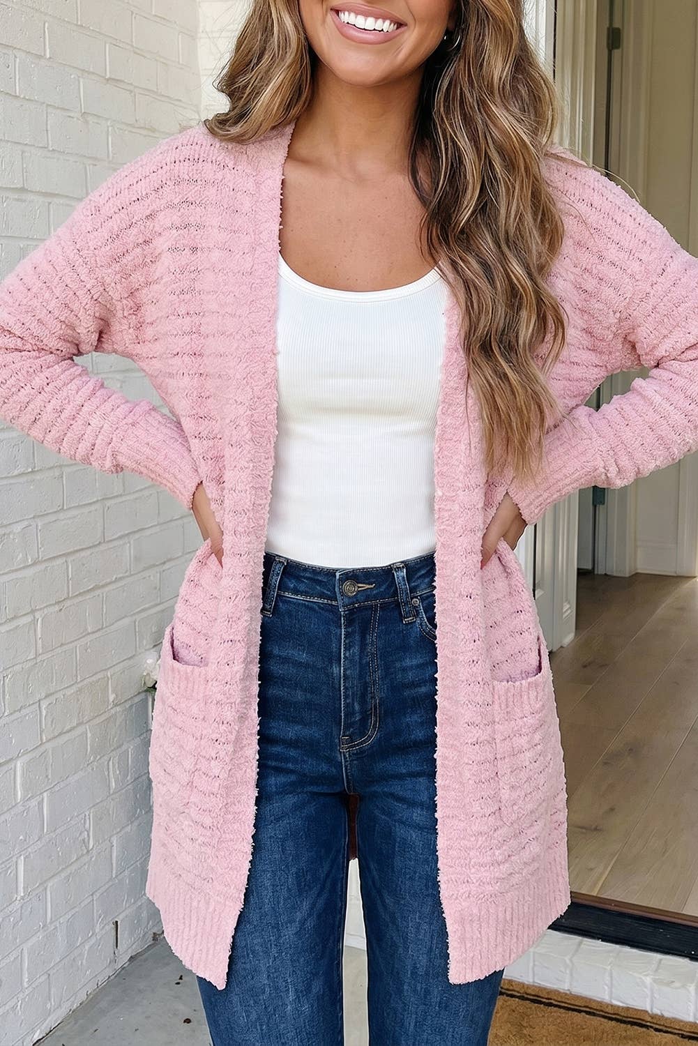 Cardigan ~ Pretty in Pink