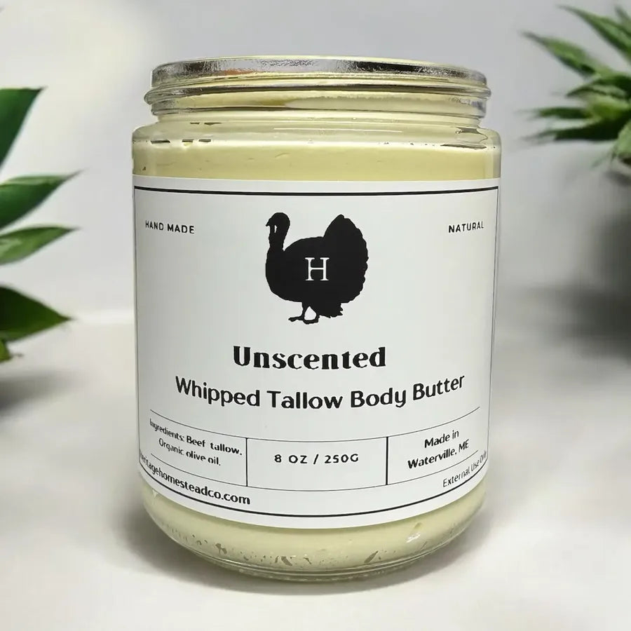 Whipped Tallow Body Butter ~ 8oz