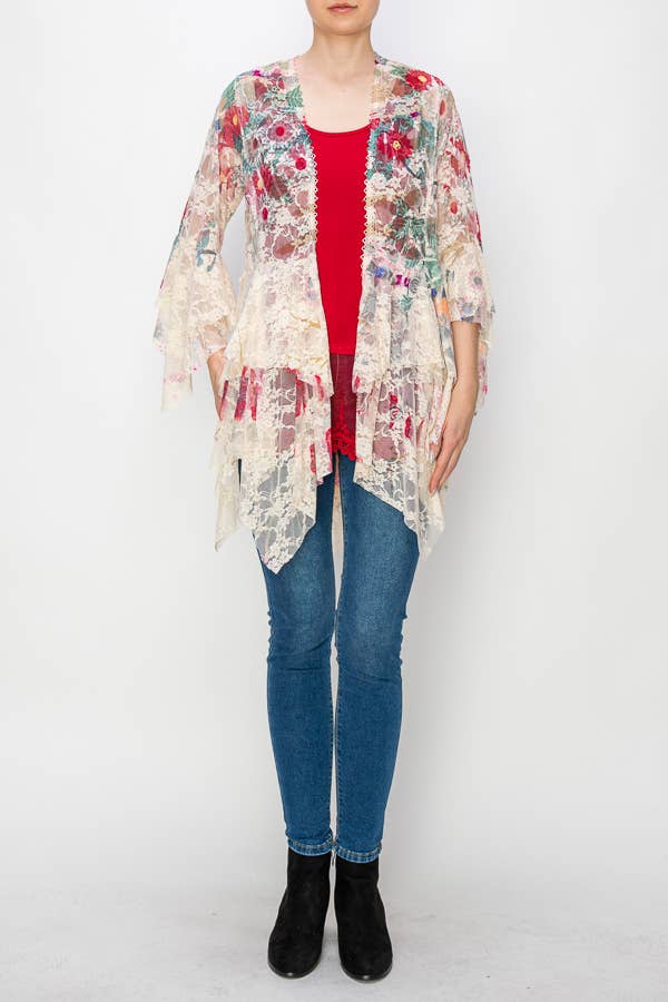 Cardigan ~ Ruffled Reverie