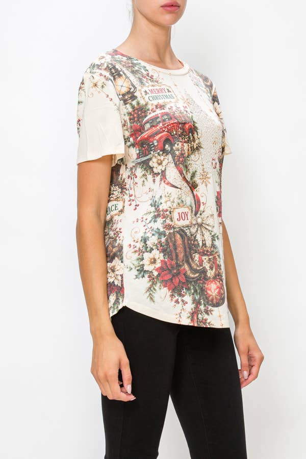 Christmas on the Farm Tee